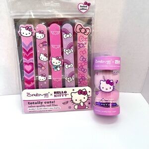 Hello Kitty Pink & Lavender Nail File and 2pk Sponge Set NWT